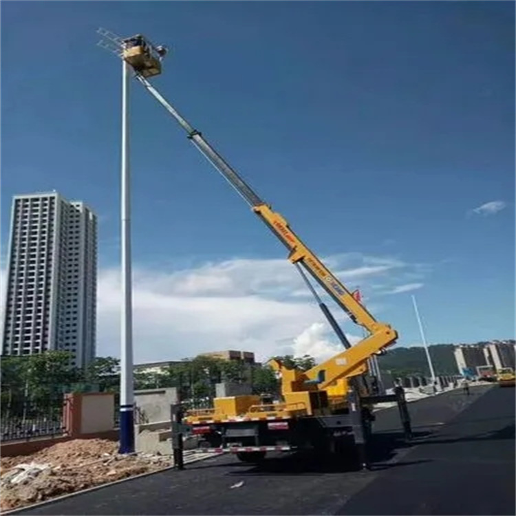 彭场镇维修路灯的曲臂升降车出租